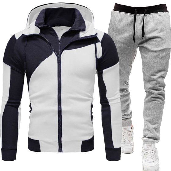 Cross-border personalized zipper shirt foreign trade double zipper men's sweatshirt spliced slim hooded cardigan men's sweatshirt suit men
Cross-border personalized zipper shirt foreign trade double zipper men's sweatshirt spliced slim hooded cardigan men's sweatshirt suit men