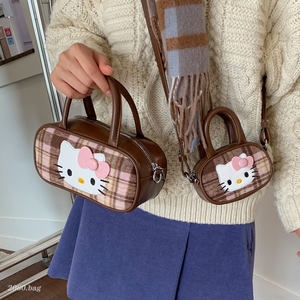 Korean ins cute cartoon kitten backpack women's 2025 new trendy plaid niche bowling bag 
Korean ins cute cartoon kitten backpack women's 2025 new trendy plaid niche bowling bag