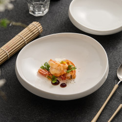 Plate for Home Use, 2025 New Model, Commercial Catering, White Ceramic, High-End, Exquisite and Beautiful Dinner Plate Tableware Plate for Home Use, 2025 New Model, Commercial Catering, White Ceramic, High-End, Exquisite and Beautiful Dinner Plate Tableware