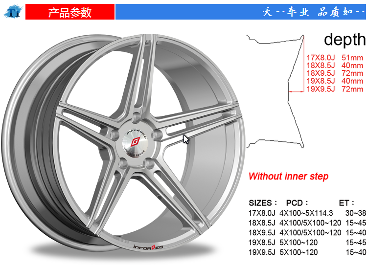 литье Inforged IFG5 18 19 литье Inforged IFG5 18 19