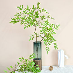Artificial Green Plants, Bionic Nandina Leaves, Fake Flowers, Artificial Flower Decorations, Living Room Decoration, Clothing Store Window Props, Display Artificial Green Plants, Bionic Nandina Leaves, Fake Flowers, Artificial Flower Decorations, Living Room Decoration, Clothing Store Window Props, Display