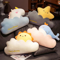 Decorative Pillows and Cushions for Living Room Sofa, Cute Cloud-Shaped Pillows for Bed, Car Backrest Cushions Decorative Pillows and Cushions for Living Room Sofa, Cute Cloud-Shaped Pillows for Bed, Car Backrest Cushions