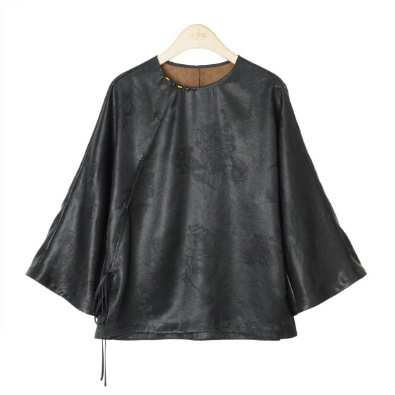 Qinyuanchun Agricultural and Industrial Satin Top New Chinese Style Women's Clothing 1a985883
Qinyuanchun Agricultural and Industrial Satin Top New Chinese Style Women's Clothing 1a985883