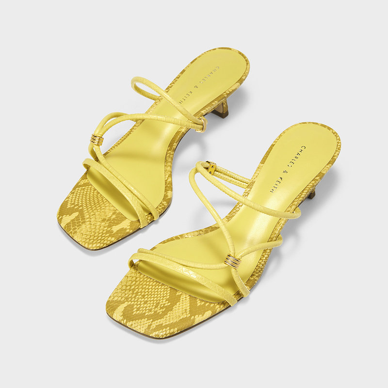 Charles Keith Women's Chunky Heel Sandals CK1-61720104