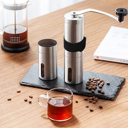304 Stainless Steel Manual Coffee Bean Grinder Hand Coffee grinder Crusher Compact Portable Mini Washable 304 Stainless Steel Manual Coffee Bean Grinder Hand Coffee grinder Crusher Compact Portable Mini Washable