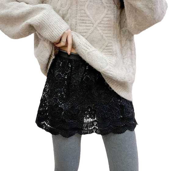 Lace ass curtain hem in autumn and winter layered inner layer covering butt sweater sweater base tool covering hip skirt cover
Lace ass curtain hem in autumn and winter layered inner layer covering butt sweater sweater base tool covering hip skirt cover