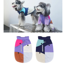 Cheepet Pet Outdoor Contrast Color Vest Dog Leg Clothing Teddy Dog Clothes Cheepet Pet Outdoor Contrast Color Vest Dog Leg Clothing Teddy Dog Clothes