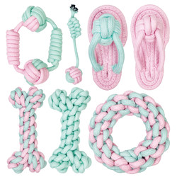 Dog Toy for Teething, Durable Chew Toy for Teddy, Bichon, Pomeranian, Knot Toy, Puppy, Small Dog, Dog Chew Rope, Pet Supplies Dog Toy for Teething, Durable Chew Toy for Teddy, Bichon, Pomeranian, Knot Toy, Puppy, Small Dog, Dog Chew Rope, Pet Supplies