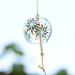 Japanese-Style Hand-Painted Glass Wind Chimes, Creative Qixi Festival Birthday Gifts, Wind Chime Hangings, Bedroom Room Decor, Fresh and Simple Japanese-Style Hand-Painted Glass Wind Chimes, Creative Qixi Festival Birthday Gifts, Wind Chime Hangings, Bedroom Room Decor, Fresh and Simple