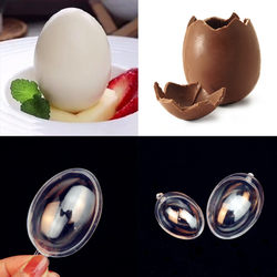 Hollow Chocolate Egg Mold Transparent Molecular Cuisine Hollow Chocolate Egg Mold Transparent Molecular Cuisine