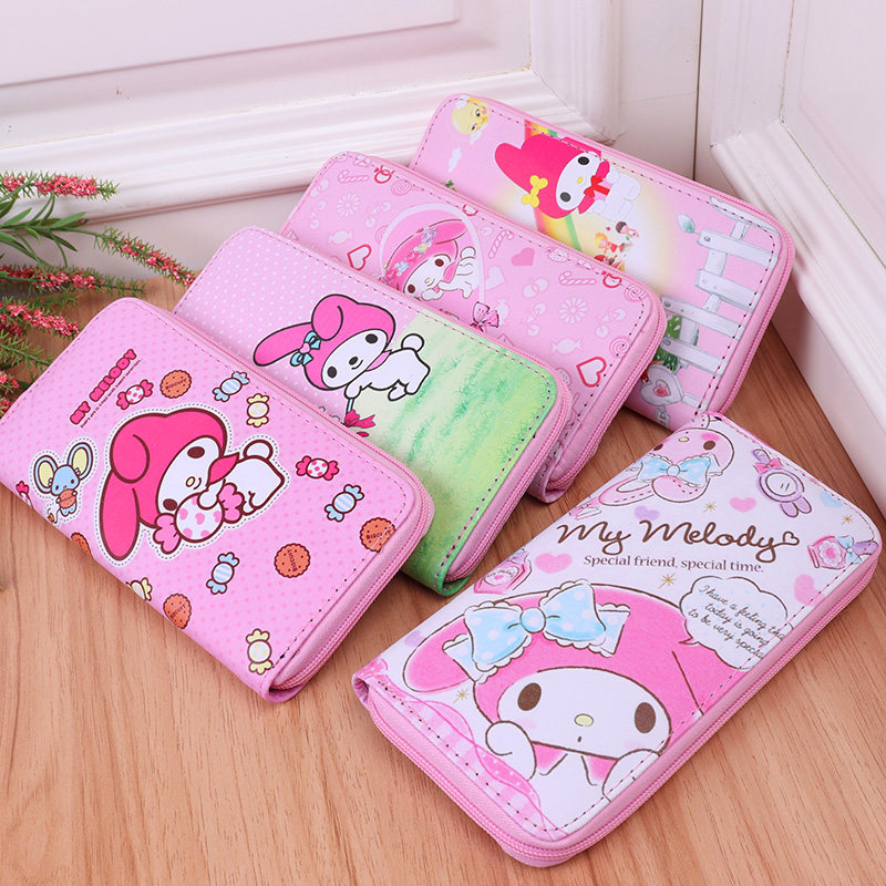Cute Pink Pig Print Women's Long Wallet - Coin Purse Clutch With Card Slots, Fits Cell Phone