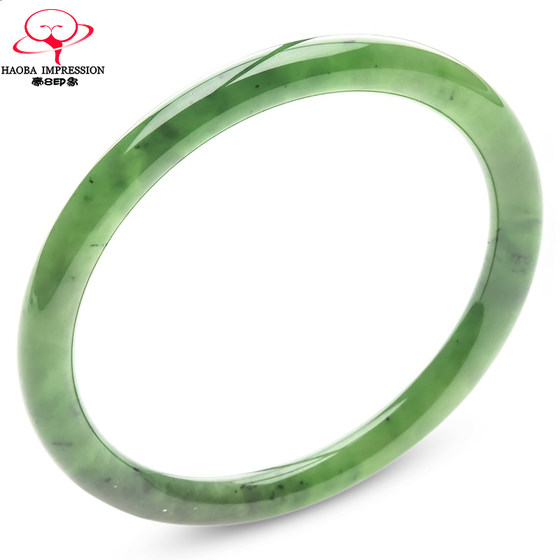 Hao8 Impression Bracelet Home T1-293 Hotan Jade Bracelet Ring 54.3mm Spinach Green Round Bar Jade Bracelet
Hao8 Impression Bracelet Home T1-293 Hotan Jade Bracelet Ring 54.3mm Spinach Green Round Bar Jade Bracelet