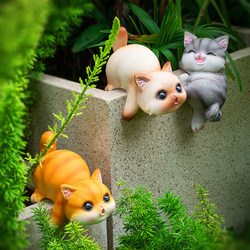 Cute Kitten Flower Pot Fish Tank Decoration Pendant, Simulated Animal Courtyard Landscaping Arrangement, Garden Outdoor Yard Ornament Cute Kitten Flower Pot Fish Tank Decoration Pendant, Simulated Animal Courtyard Landscaping Arrangement, Garden Outdoor Yard Ornament