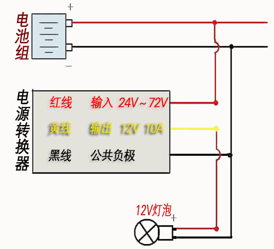 接线说明:         输入