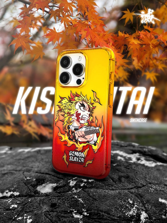 Demon Slayer New Airbag 4 Corner Shock Absorbing Anime – 15, 14, 13, 12 iPhone Case