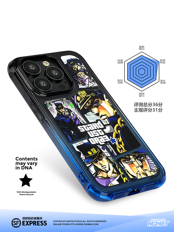 STARDUST ORA3 Jojo Anime 15, 14, 13, 12 iPhone Case