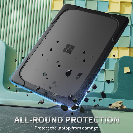 Protective case suitable for Microsoft Surface Laptop7 7th edition laptop anti-fall protection case 2036 with bracket foot business style hard case Protective case suitable for Microsoft Surface Laptop7 7th edition laptop anti-fall protection case 2036 with bracket foot business style hard case
