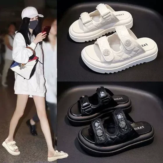 Slippers for women wearing 2025 summer new small flip-flops fashionable sponge cake thick-soled women's sandals
Slippers for women wearing 2025 summer new small flip-flops fashionable sponge cake thick-soled women's sandals