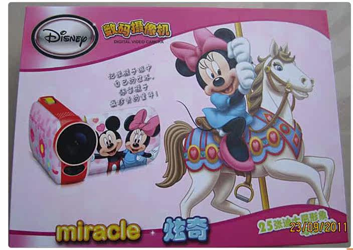 видеокамера Отправить часыДисней/Disney dv195 Минни Маус дети Микки Минни камеры HD камера 