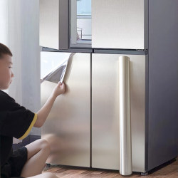 Refrigerator Stickers Are Waterproof and Oil-Proof, Self-Adhesive Renovation Stickers for Decoration and Covering up Flaws, 2025 New Model Refrigerator Door Film for Color Change Refrigerator Stickers Are Waterproof and Oil-Proof, Self-Adhesive Renovation Stickers for Decoration and Covering up Flaws, 2025 New Model Refrigerator Door Film for Color Change