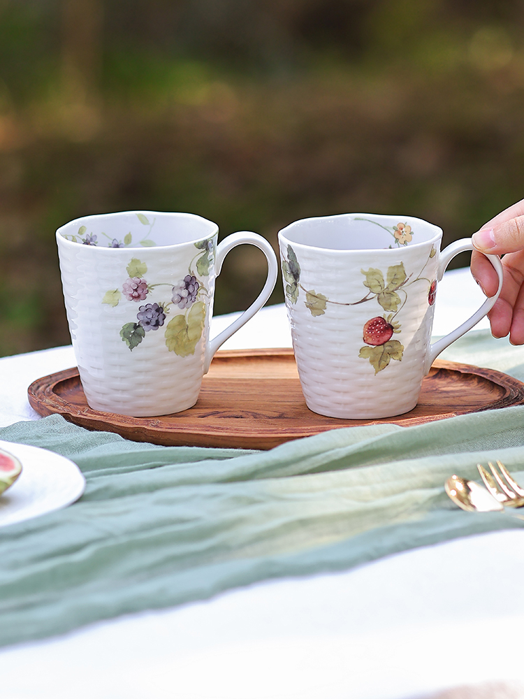 Narumi Lucy Garden Bone China Dish Plate Set - 6 Piece