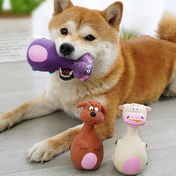 Dog Sound Toy, Chew-Resistant, Teeth-Cleaning, Suitable for Shiba Inu, Teddy, French Bulldog, Small and Medium-Sized Dogs, Latex, Boredom Relief, Solitary Pets Dog Sound Toy, Chew-Resistant, Teeth-Cleaning, Suitable for Shiba Inu, Teddy, French Bulldog, Small and Medium-Sized Dogs, Latex, Boredom Relief, Solitary Pets