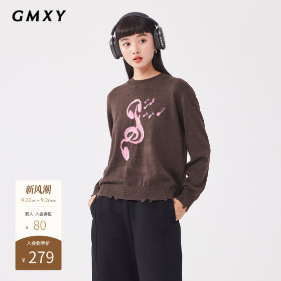 Ancient wood Xiyang Fashion Note Jacquard Design Pullover Sweater Women's Winter Warm Slim Pullover GS37003008
Ancient wood Xiyang Fashion Note Jacquard Design Pullover Sweater Women's Winter Warm Slim Pullover GS37003008