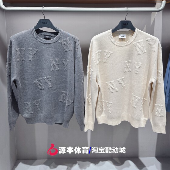 MLB 25 autumn couples retro full-print dark pattern relief knitted round neck pullover sweater 3AKPG0154
MLB 25 autumn couples retro full-print dark pattern relief knitted round neck pullover sweater 3AKPG0154
