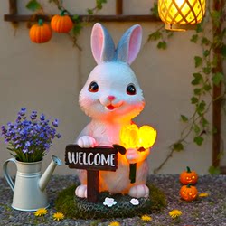 Solar Outdoor Garden Light Rabbit Garden Ornament Decorative Light Lawn Villa Garden Landscape Light Solar Outdoor Garden Light Rabbit Garden Ornament Decorative Light Lawn Villa Garden Landscape Light