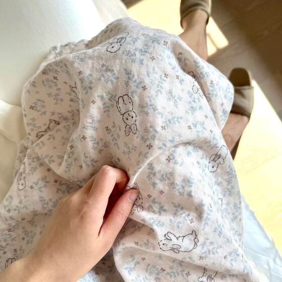 New product! Class A pure cotton double layer baby gauze pajamas for women cute cartoon printed nightgown home clothes long nightgown
New product! Class A pure cotton double layer baby gauze pajamas for women cute cartoon printed nightgown home clothes long nightgown
