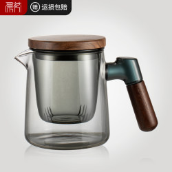 2025 New Model Office Teapot for Home Use, Tea-Water Separation, High Temperature Resistant, High Borosilicate, Thickened, Simple Glass Teapot 2025 New Model Office Teapot for Home Use, Tea-Water Separation, High Temperature Resistant, High Borosilicate, Thickened, Simple Glass Teapot