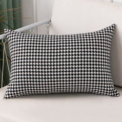 Houndstooth Black and White Throw Pillow Sofa Cushion Office Pillow Headboard Square Backrest Pillowcase Lumbar Pillow Cushion with Insert Houndstooth Black and White Throw Pillow Sofa Cushion Office Pillow Headboard Square Backrest Pillowcase Lumbar Pillow Cushion with Insert