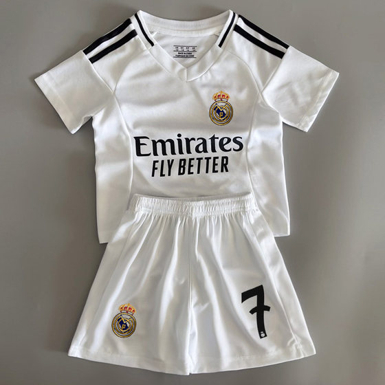 Real Madrid jersey C Rombappe children's football suits set for boys and girls quick-drying exercise training suits set customized
Real Madrid jersey C Rombappe children's football suits set for boys and girls quick-drying exercise training suits set customized