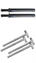 Squat Rack Attachments: Latex Bar Inserts, Parallel Bar Inserts, Storage Bar Squat Rack Attachments: Latex Bar Inserts, Parallel Bar Inserts, Storage Bar