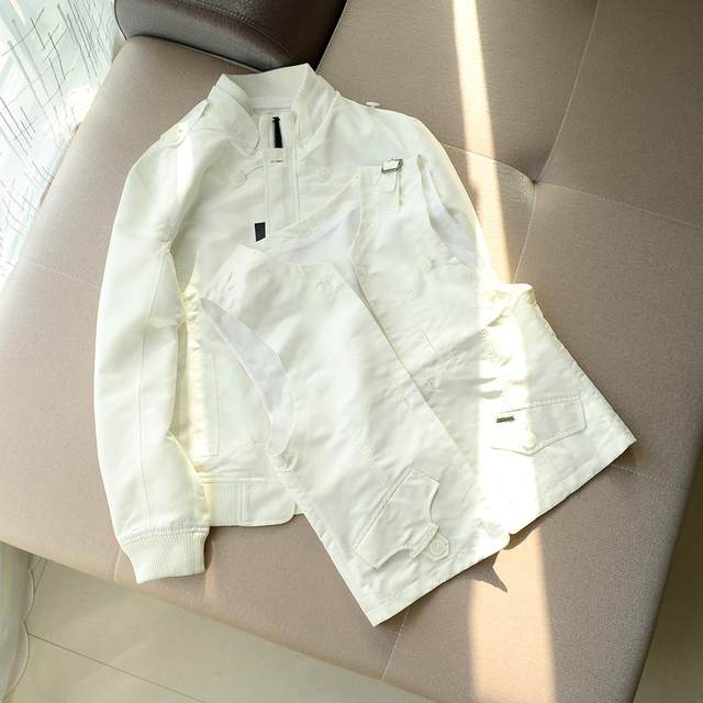 Early spring work jacket for men's spring and autumn multi-pocket short removable knitted collar stand collar export work jacket Early spring work jacket for men's spring and autumn multi-pocket short removable knitted collar stand collar export work jacket