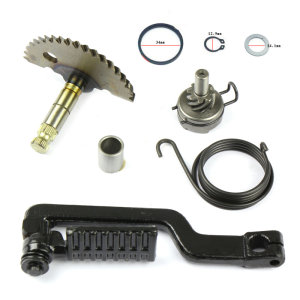 Scooter four-stroke 50 engine GY6 48 80cc starter shaft starter claw 8-tooth return spring kit 
Scooter four-stroke 50 engine GY6 48 80cc starter shaft starter claw 8-tooth return spring kit