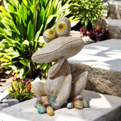 Garden Decoration Yoga Frog Animal Flower Pot Outdoor Courtyard Villa Garden Rooftop Balcony Creative Floor-Standing Ornament Garden Decoration Yoga Frog Animal Flower Pot Outdoor Courtyard Villa Garden Rooftop Balcony Creative Floor-Standing Ornament