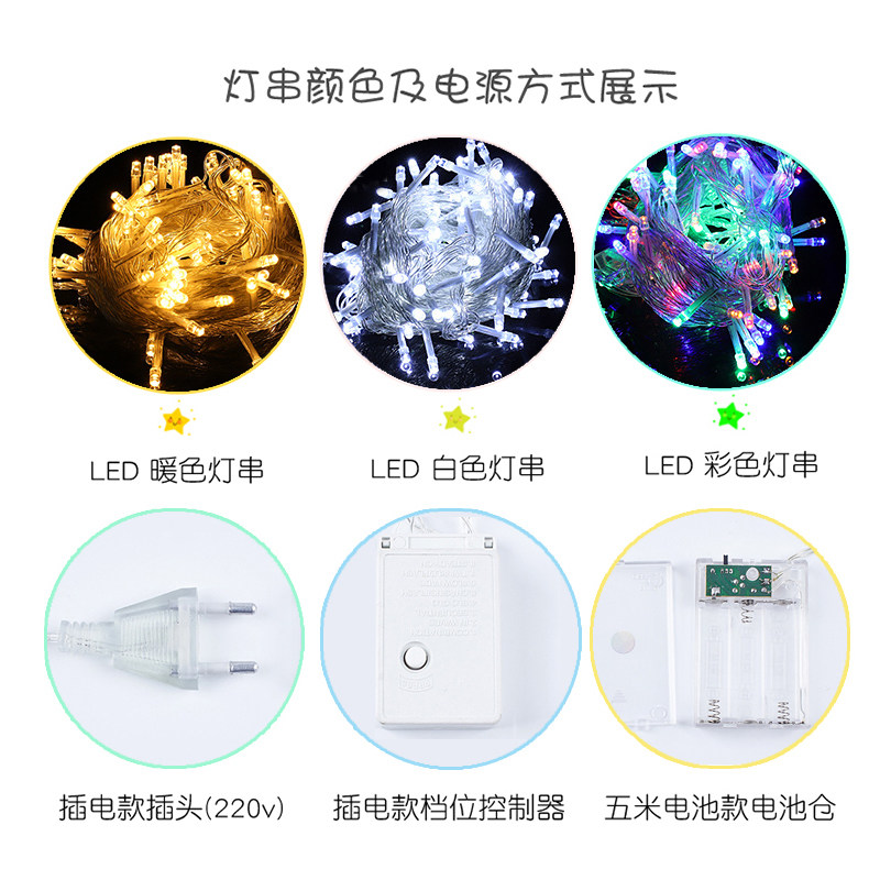 ガーリーハートフォトウォール - 20-40フレームの組み合わせ - 釘不要