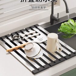 Kitchen sink drain rack 304 stainless steel foldable Kitchen sink drain rack 304 stainless steel foldable