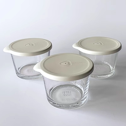 Lebo fixed glass storage jar 280ml crisper sealed jar refrigerator organizer bottle kitchen storage Lebo fixed glass storage jar 280ml crisper sealed jar refrigerator organizer bottle kitchen storage