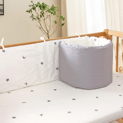 Baby Crib Bumper Soft Cover Anti-Collision Baby Bedding Removable and Washable Children's Splicing Bed Guardrail Heightening Barrier Cloth Baby Crib Bumper Soft Cover Anti-Collision Baby Bedding Removable and Washable Children's Splicing Bed Guardrail Heightening Barrier Cloth