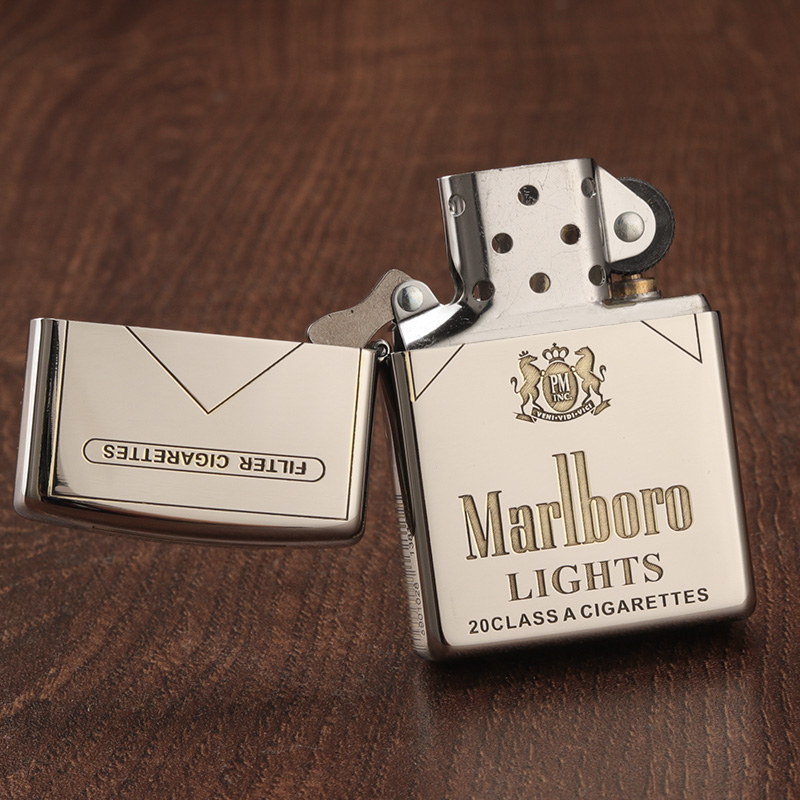 Customized Zippo Lighter With Marlboro Logo For Men | Zippo Lighter