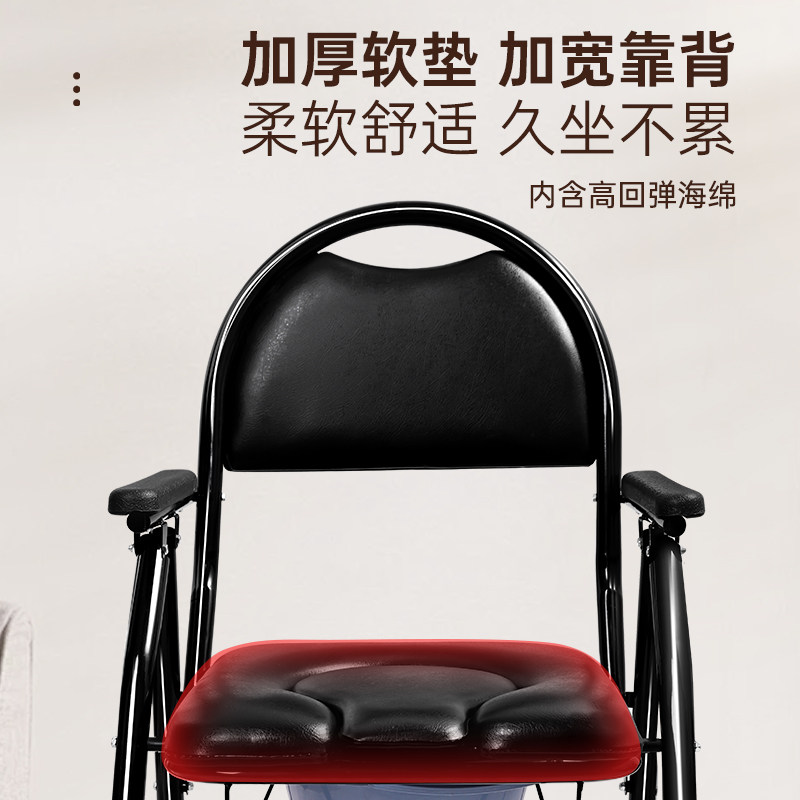 Medical Lunt Foldable Portable Toilet Chair For Elderly