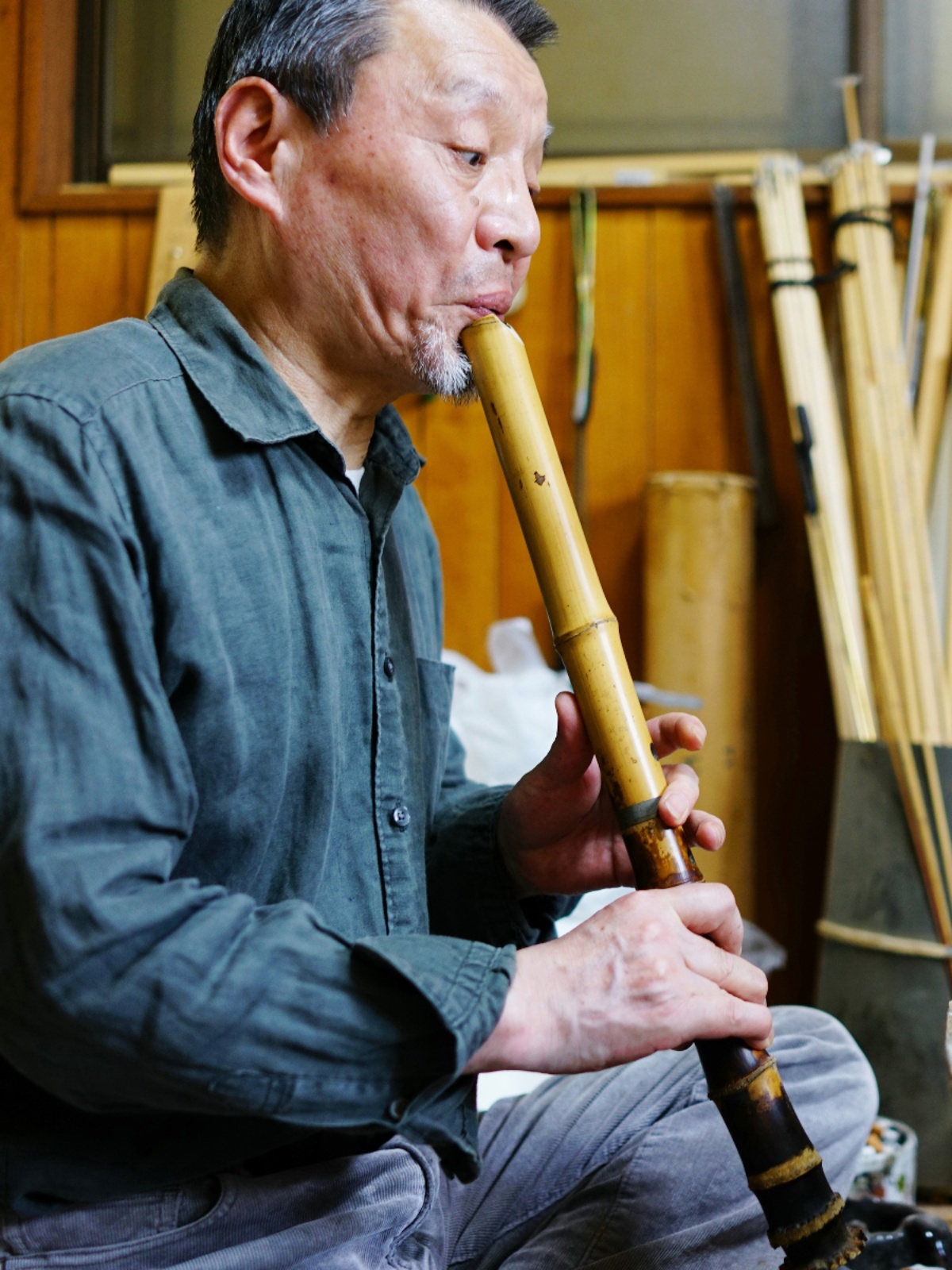 粹鏡銘　尺八6寸菅 粹鏡銘 尺八6寸菅