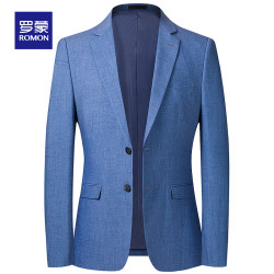 Romon Casual Suit 2025 Spring New Single-Breasted Thin Business Men's Suit Wrinkle-Resistant No-Iron Jacket Romon Casual Suit 2025 Spring New Single-Breasted Thin Business Men's Suit Wrinkle-Resistant No-Iron Jacket