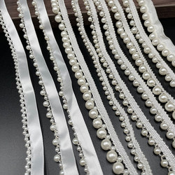 Handmade Pearl-Like Lace Trim for Cheongsam and Hanfu Clothing, Collar and Hat Decoration Accessories Handmade Pearl-Like Lace Trim for Cheongsam and Hanfu Clothing, Collar and Hat Decoration Accessories