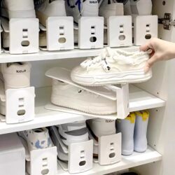 Japanese Imported Double-Layer Shoe Rack Storage Organizer, Home Shoe Cabinet, Space-Saving, Adjustable Layered Partitions, Shoe Organizer Japanese Imported Double-Layer Shoe Rack Storage Organizer, Home Shoe Cabinet, Space-Saving, Adjustable Layered Partitions, Shoe Organizer