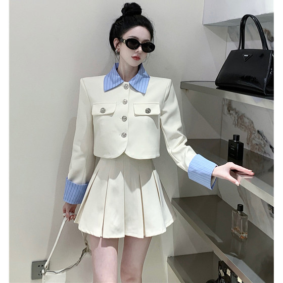 Real photos of high-end goods, small-scented celebrity temperament suit, short skirt, fashionable royal sister suit, small dress, two-piece set 6200 Real photos of high-end goods, small-scented celebrity temperament suit, short skirt, fashionable royal sister suit, small dress, two-piece set 6200