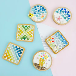 Mosaic cup diy handmade kindergarten children's night market small commodities popular street stall toy handicraft class Mosaic cup diy handmade kindergarten children's night market small commodities popular street stall toy handicraft class
