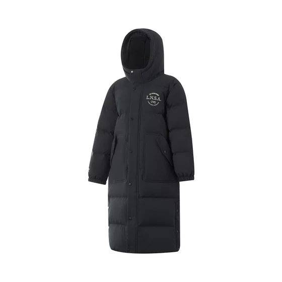 Li Ning Men's Sports Life Series Windproof and Moisturizing Loose 80% Duck Down Super Long Down Jacket YYMU049 Li Ning Men's Sports Life Series Windproof and Moisturizing Loose 80% Duck Down Super Long Down Jacket YYMU049